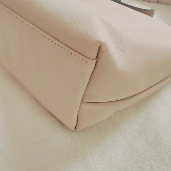 New Longchamp Le Pliage Xtra M Shoulder bag Nude Leather - Picture 10 of 12